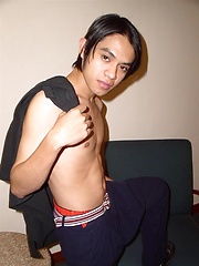 Smooth thailand gay boy posing